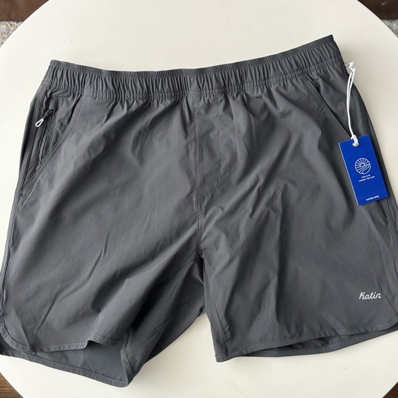 Katin Men’s 7” Rover Short Size XL Gray Lined New - Picture 1 of 11